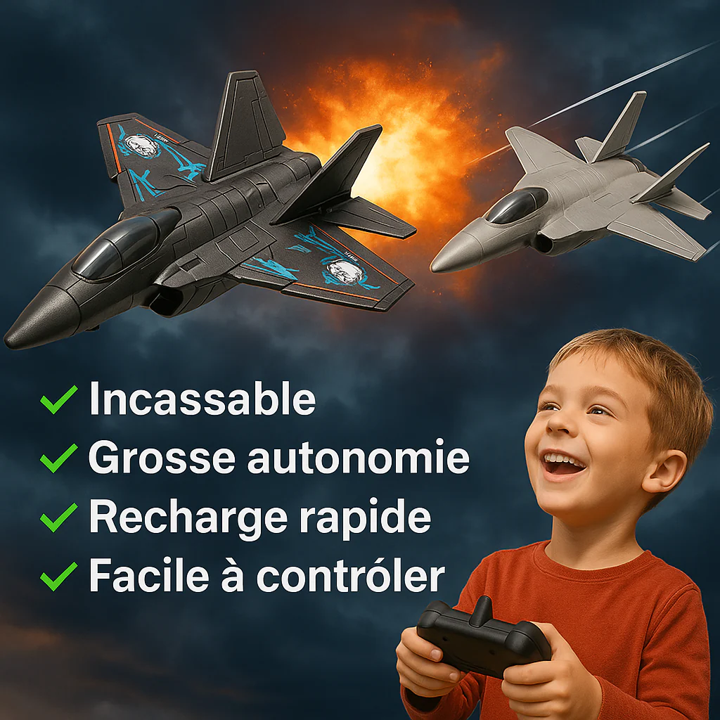 Avion de chasse incassable télécommandé - Image 3